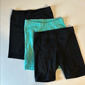 Kids Black and Teal Shorts Set
